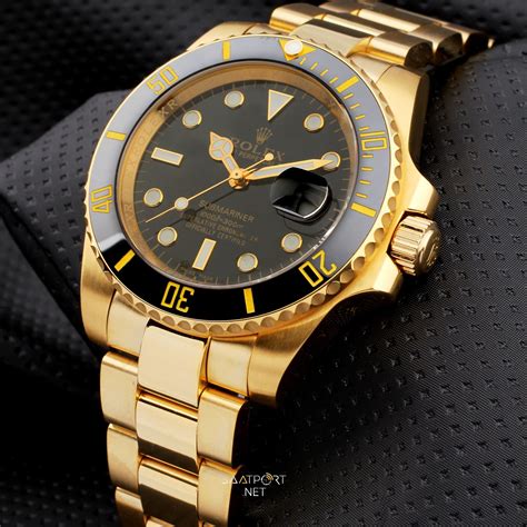 rolex submariner schwarz gold|rolex submariner official website.